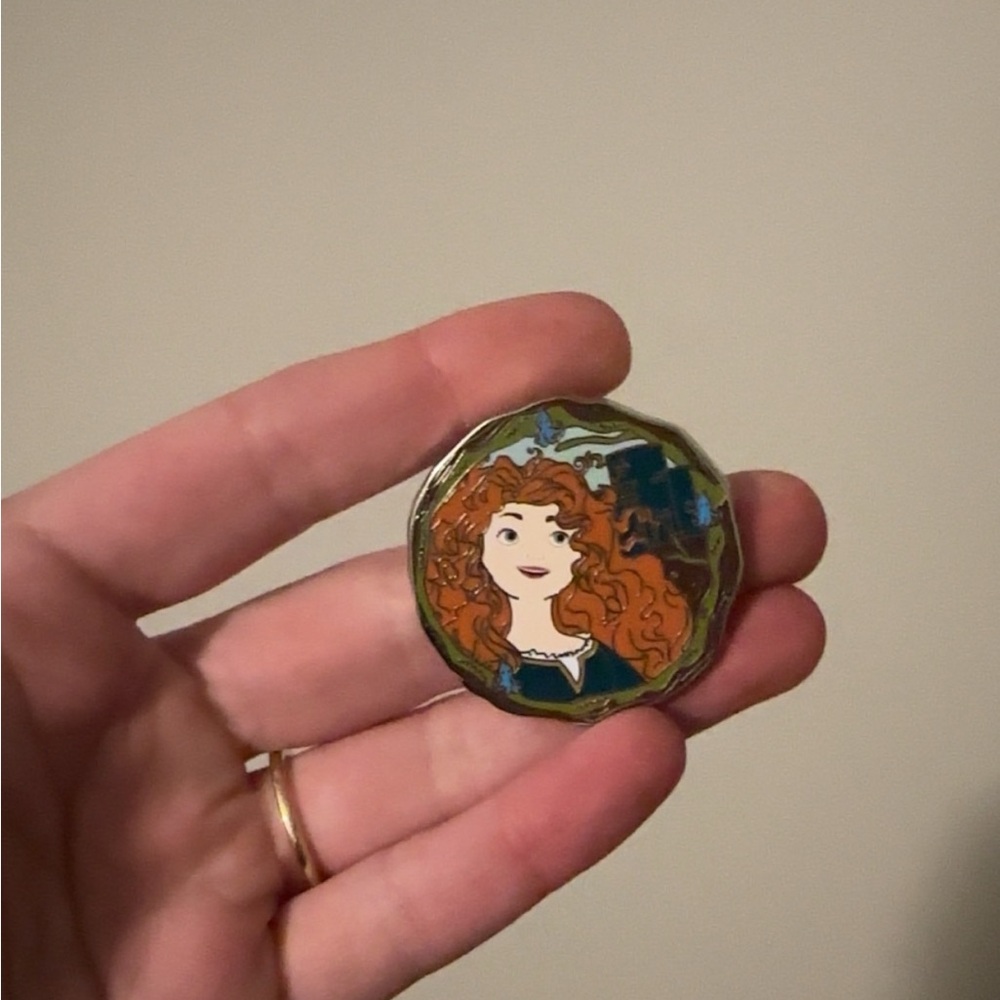 Merida Enamel Pin with Red Hair